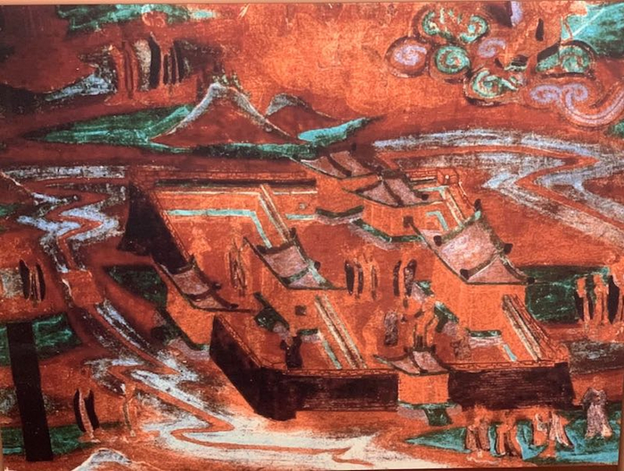 敦煌壁画中的于阗都城