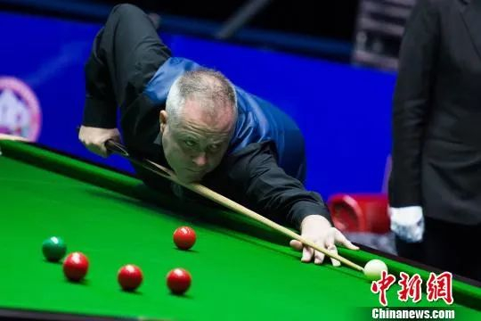 资料图：希金斯在比赛中。