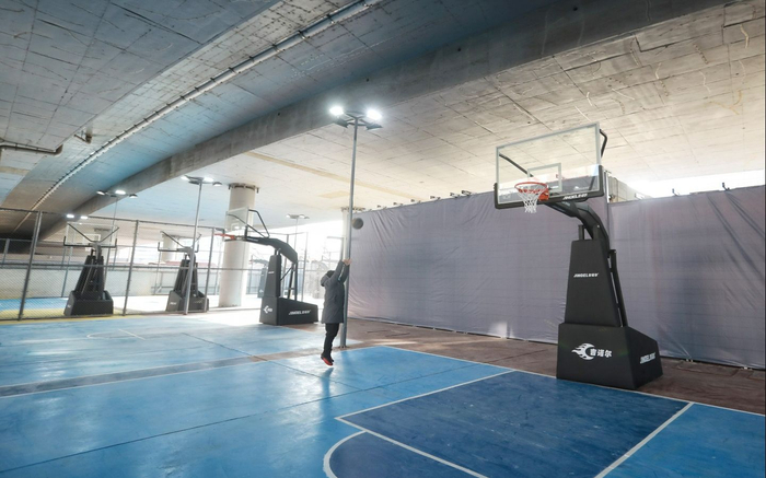 天宁寺桥下空间。新京报记者 王嘉宁 摄