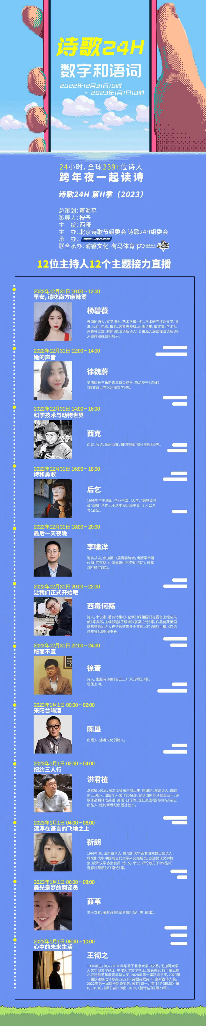 12位主持人接力直播