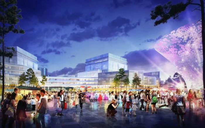 新国展三期设计效果图。