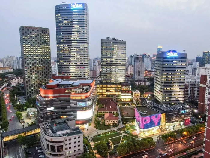 长宁来福士广场俯瞰图