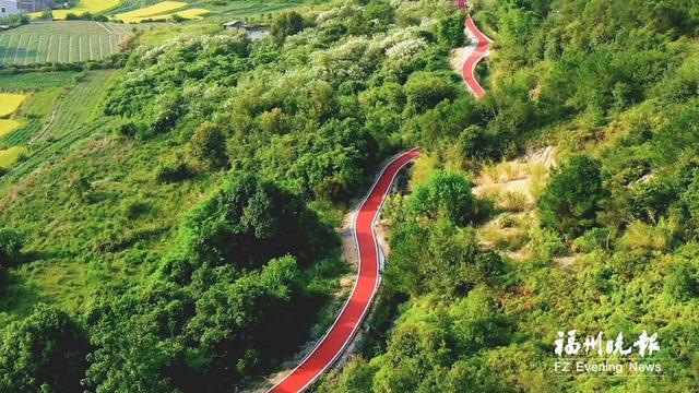 音西街道福馨步道。