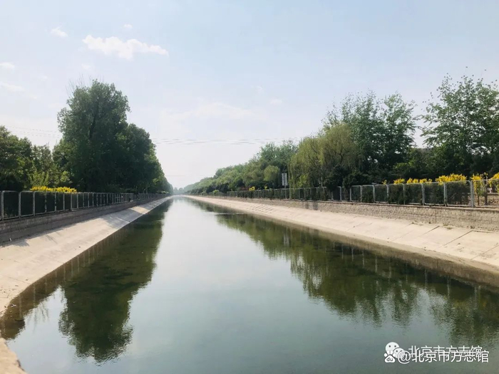 京密引水渠东沙河倒虹吸设施出口处（钱敏摄）