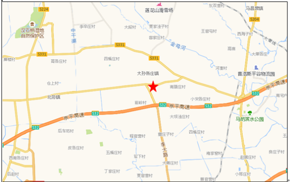      项目位置示意图    