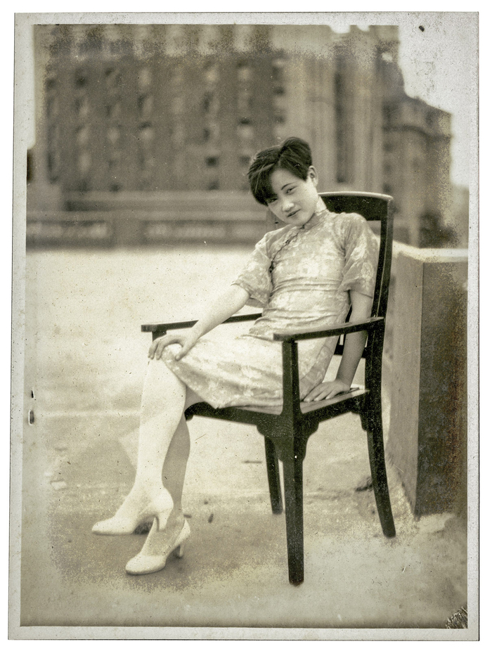 蔡致和女士。摄于1929年，刊于《红玫瑰》1929年第5卷第32期