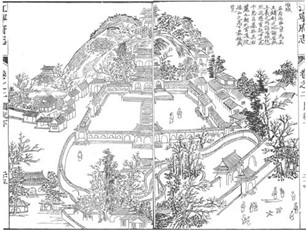 《（康熙）江宁府志》冶城图