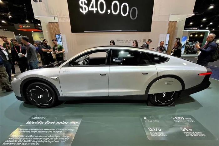 Lightyear 2 是一款太阳能汽车，承诺售价低于4万美元。图片来源：马修·史密斯（MATTHEW S. SMITH）