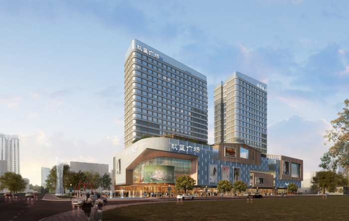 ▲建面约8万方银丰·玖玺广场效果图