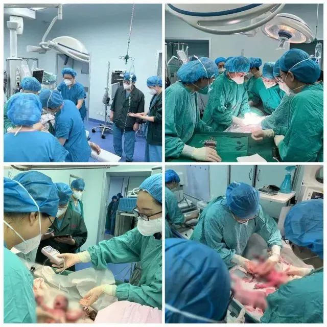 四胞胎顺利出生。