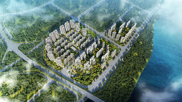 （保利和悦滨江效果图）