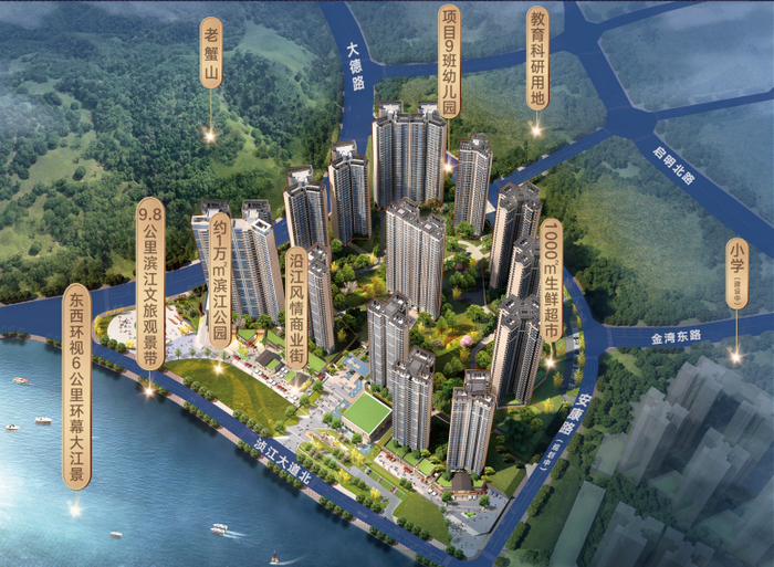 （保利东湾周边规划示意图）