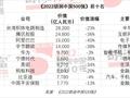 2022胡润中国500强榜单发布：台积电位列第一，比亚迪进入前十