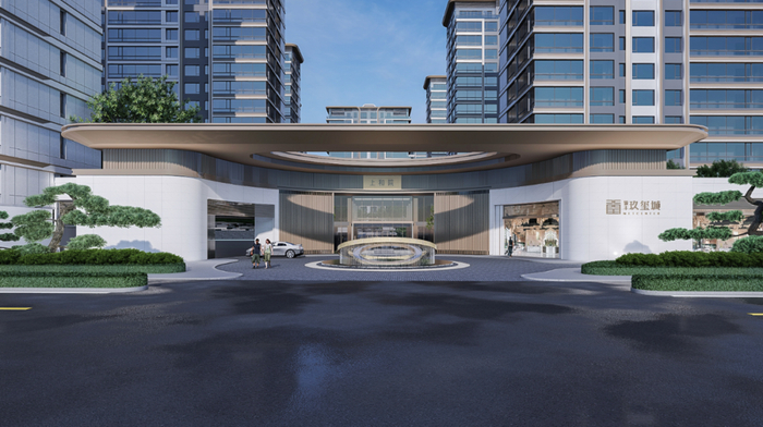 ▲6期上和院效果图