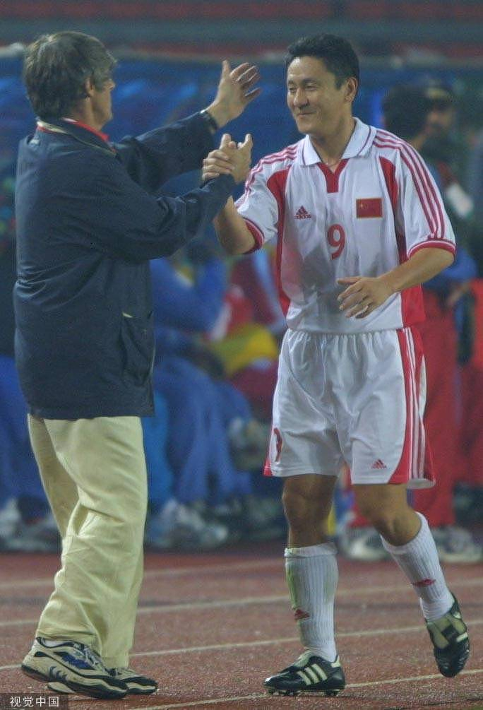 马明宇和米卢。