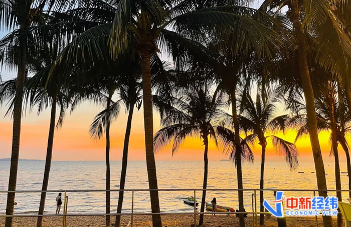 ▲泰国芭提雅的沙滩&nbsp;来源：受访者提供