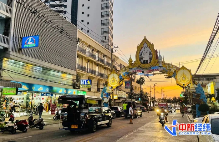 ▲泰国芭提雅的街道&nbsp;来源：受访者提供