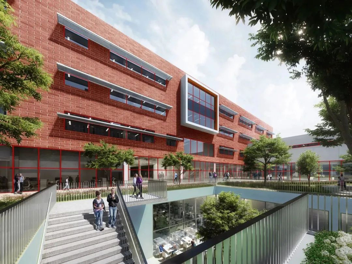 ▲北京市十一学校石景山学校