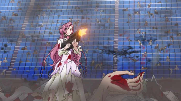 鲁路修的Geass偏偏在开玩笑时失控，给人以强烈的戏剧冲击