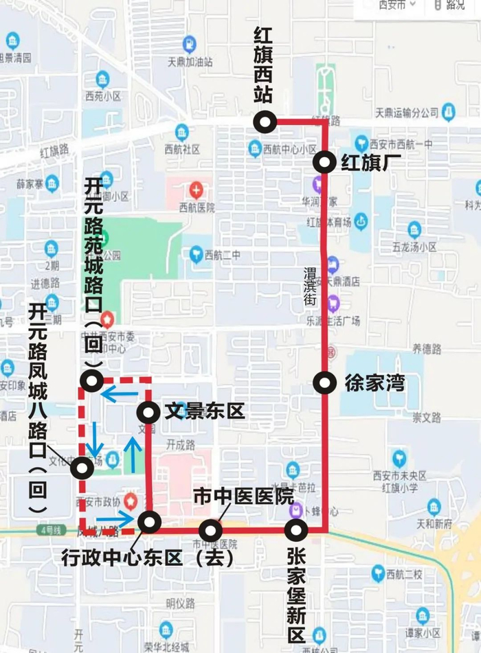｜292路公交线路图｜