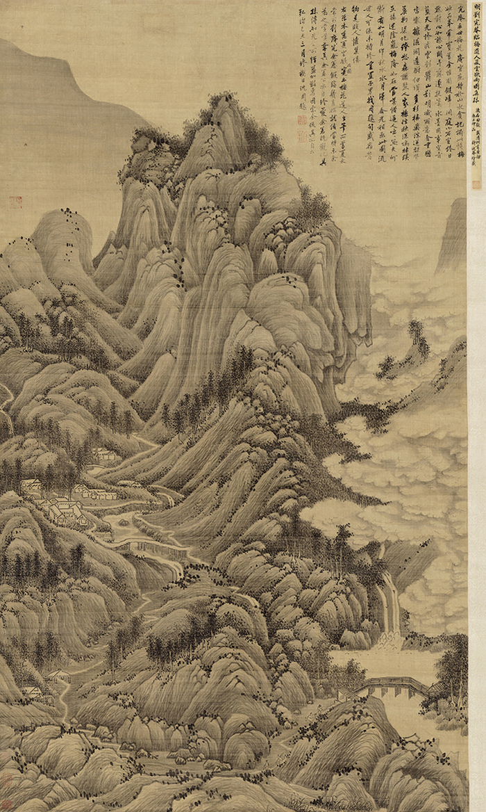 〔图八〕 明刘珏 《临梅道人夏云欲雨图》 轴 故宫博物院藏