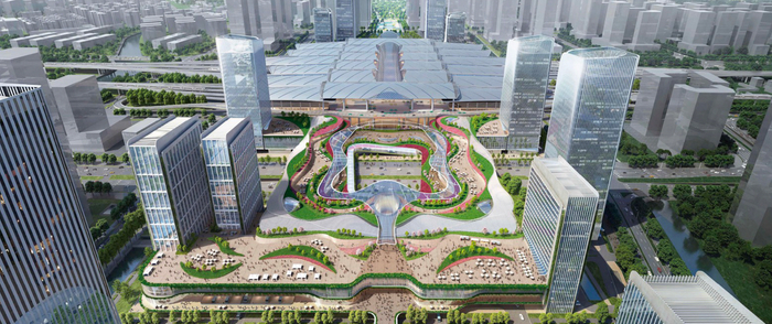 连接香港ICC,广州环球贸易广场计划于2026年落成运营|广州市|广东省|香港特别行政区|广深港高铁|广州南站_新浪新闻