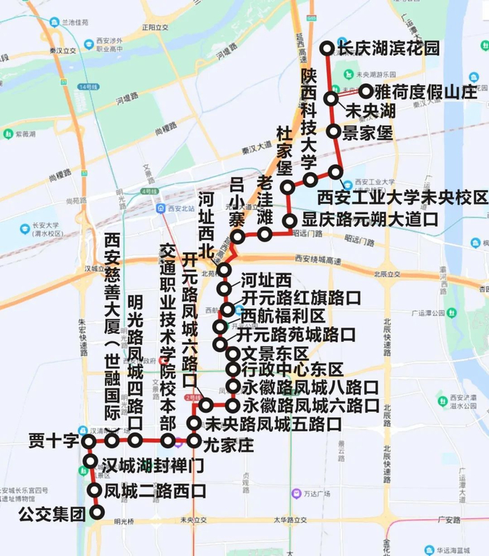 ｜509路公交线路图｜