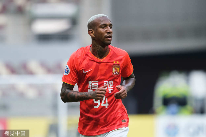 塔利斯卡此前效力中超广州恒大。