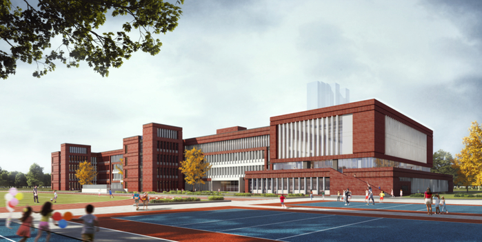 历城二中教育集团祥云小学效果图