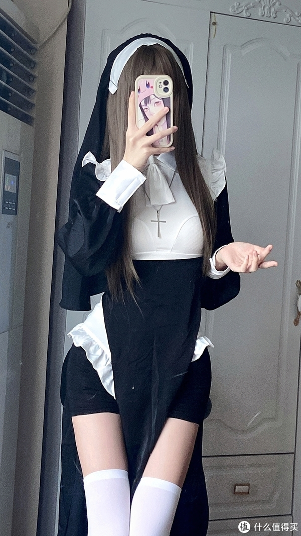 修女cos同款 chowbie 变装万圣节修女制服cosplay服装女款