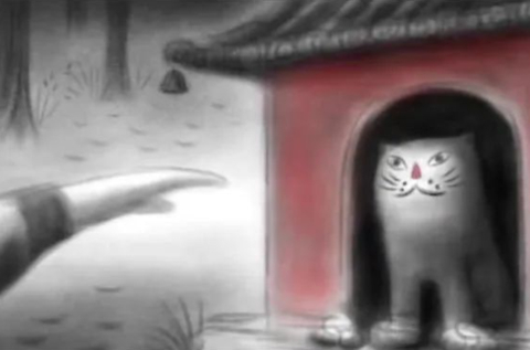 《鹅鹅鹅》中的“小猫庙”（图源：网络）