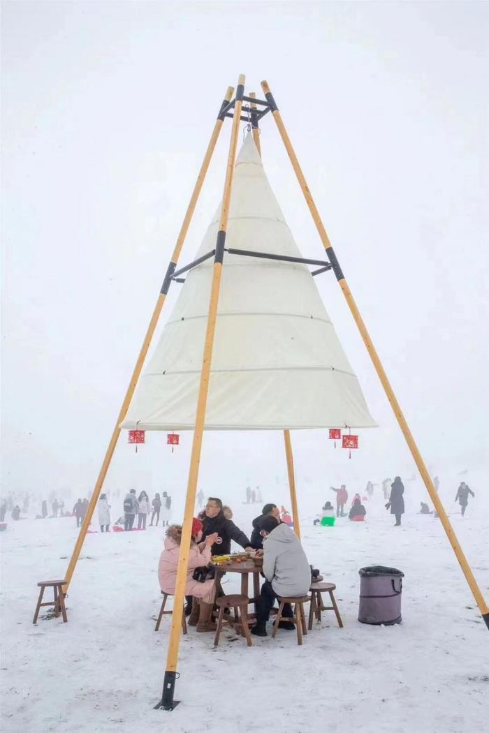 ▲武隆·仙女山 浪漫雪景 