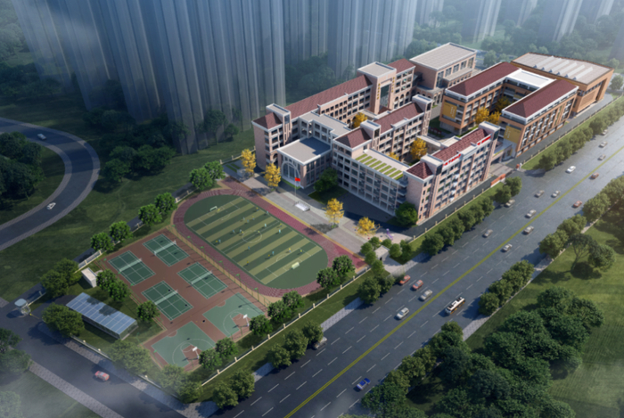 图| 南门小学恒盛皇家花园校区改扩建项目效果图