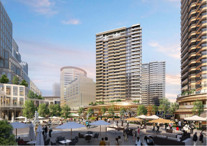 新世界·城市艺术中心项目示意图