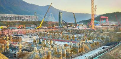 四川能投广元燃气发电项目建设正在加快推进。