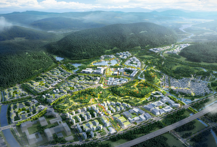 中国能谷（南京）鸟瞰图。