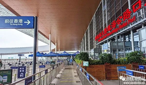 抵达港珠澳大桥珠海公路口岸（作者供图）