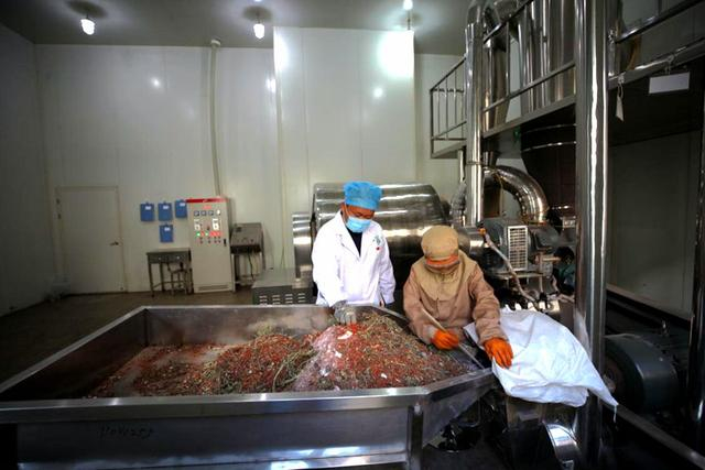 藏药生产车间。图片由甘露集团提供