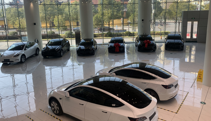 特斯拉交付中心