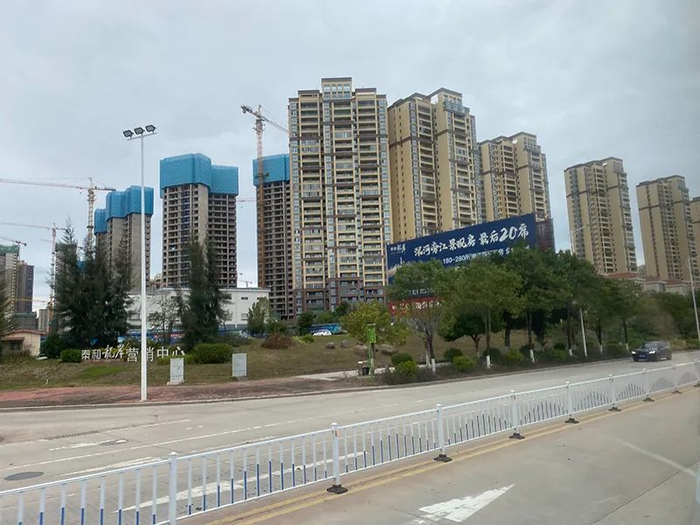 广东省河源市一处在建楼盘 周亮/摄