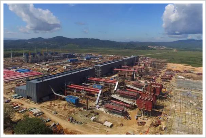 位于印尼苏拉威西省科那威县的德龙镍铁工业园