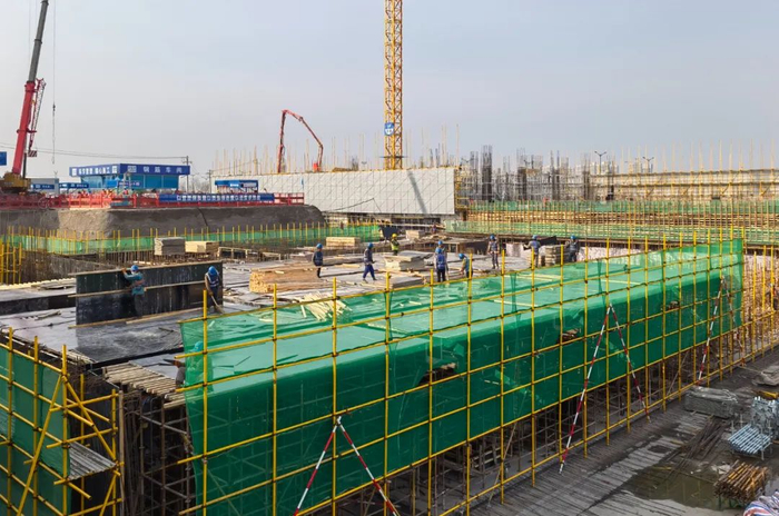 陕西空天动力创新中心项目施工现场