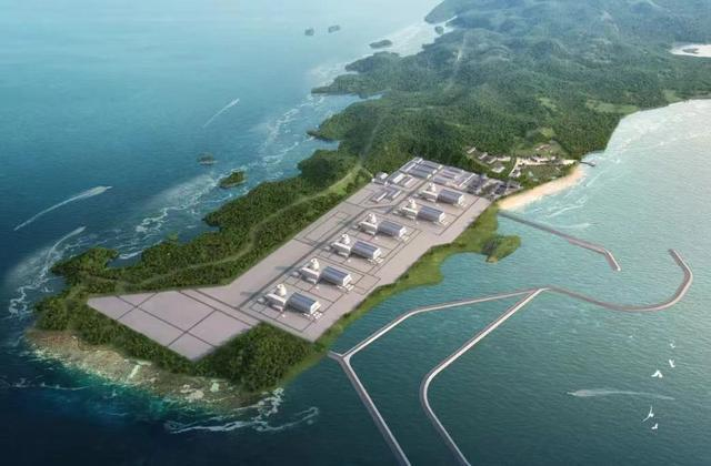 白龙核电鸟瞰图