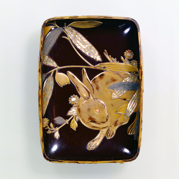 传永田友治作，莳绘螺钿砚盒，江户时代·19世纪，东京国立博物馆藏