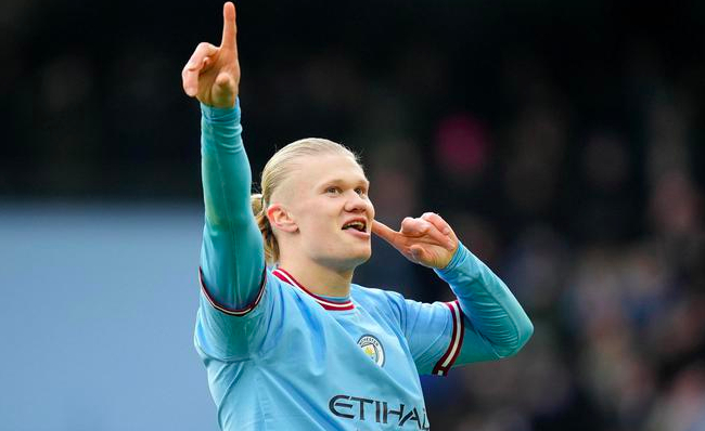 哈兰德的进球表演依旧在继续。