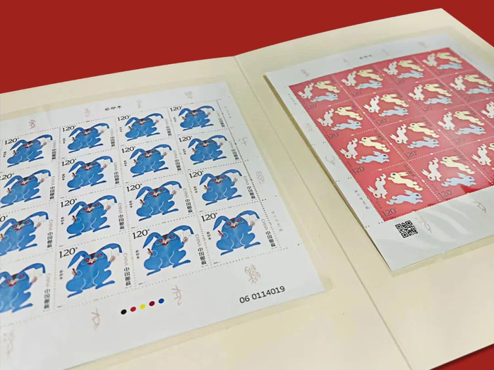 一次集齐，2023兔年生肖邮票大版珍藏，99岁黄永玉兔年佳作！|癸卯年|小全张|贺卡|首日封|鬼才_新浪新闻