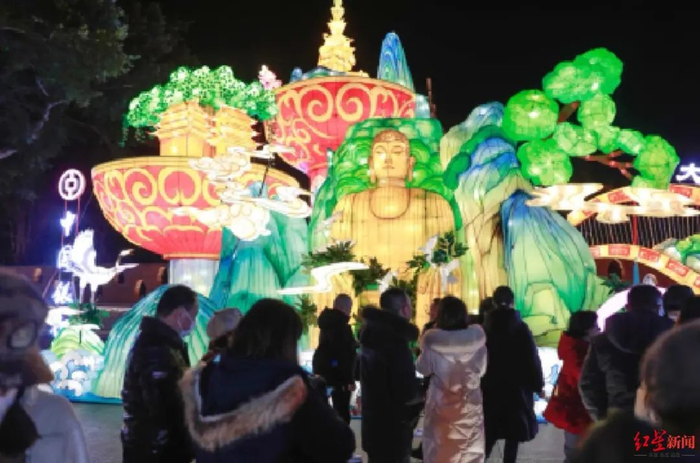 乐山大佛景区嘉州大庙会 图片来源：景区 红星新闻