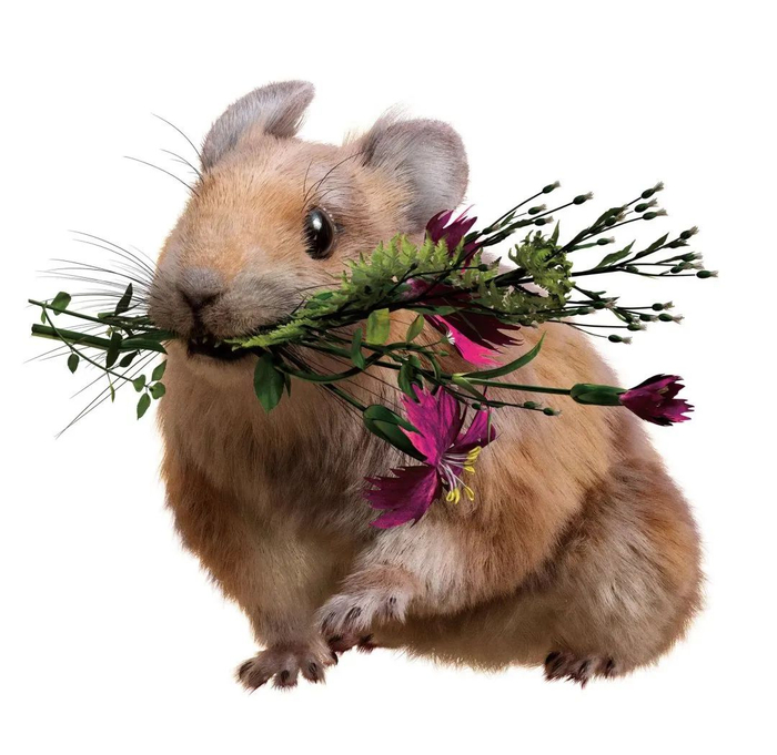 安徽模鼠兔复原图。李茜供图