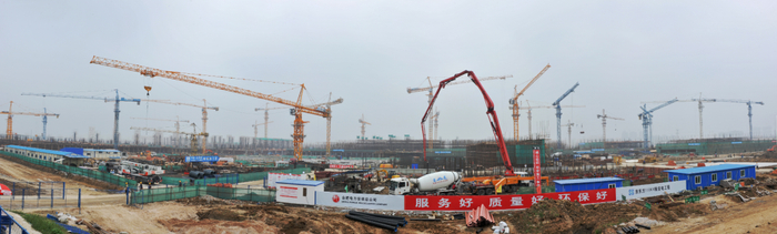 2009年京东方6代线火热建设