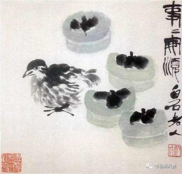赏齐白石笔下的鹌鹑,吉祥平安,事事安顺!|齐白石|安顺市_新浪新闻